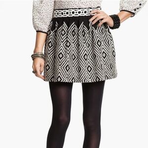 Free People Alexus Op Art Embroidered Skirt